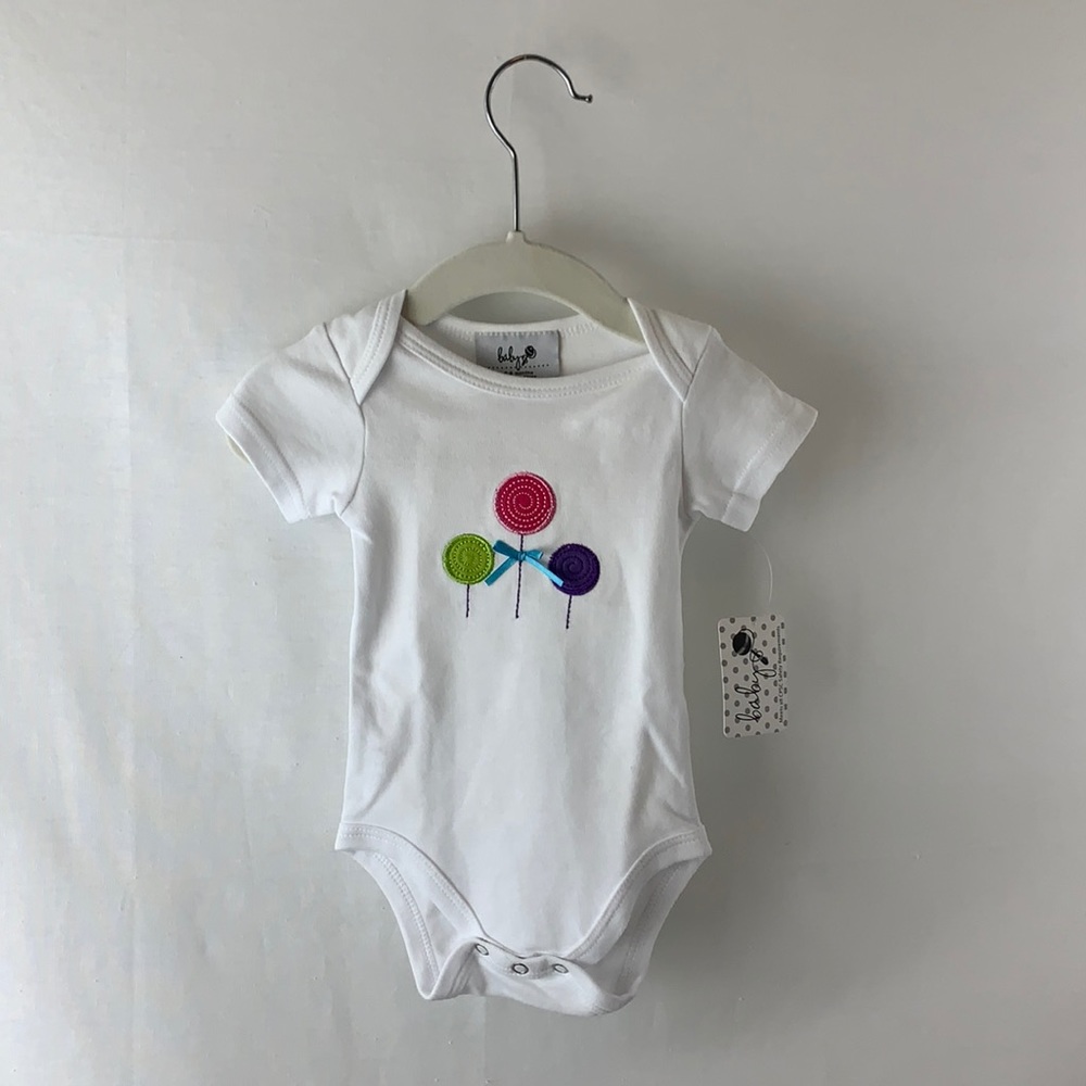 NWT Baby Lollipop Shirtsleeve Onesie Bodysuit